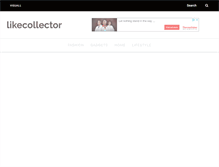 Tablet Screenshot of likecollector.com